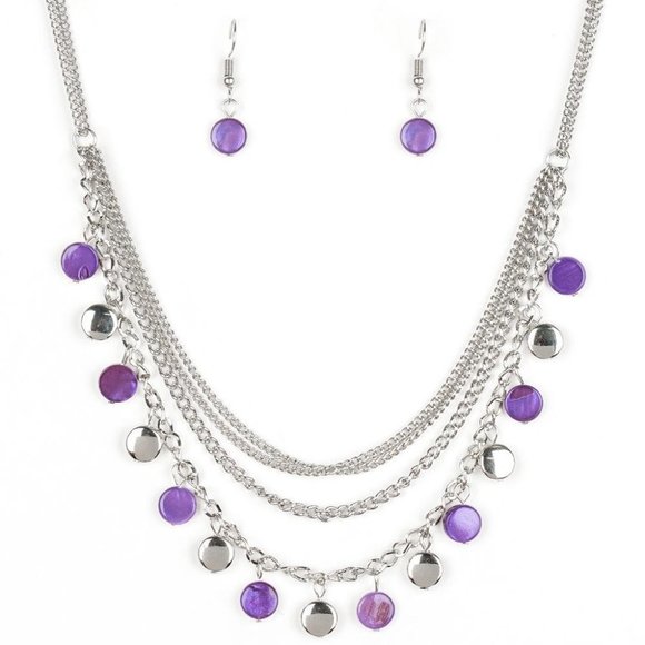 Beach Flavor Purple Necklace